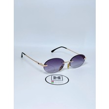 Moonmee Cafpe - Unisex Güneş Gözlüğü Mor UV400 Korumalı