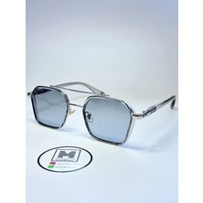 Moonmee Semila Güneş Gözlüğü - Unisex Güneş Gözlüğü Grey UV400 Korumalı
