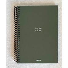 Colornote Papirüs Note Case Çizgili Defter, Sert Kapaklı, Spiralli, 120 Yaprak, 16X23CM