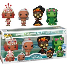 Funko Pop! Disney: Moana - 4 Pack - Moana - Glows In The Dark - Vaiana - Vinyl Collectible Figür