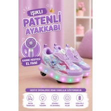 Carby Kanatlı Model Patenli, Işıklı, 4 Tekerlekli Spor & Paten Dönüşümlü Çocuk Ayakkabısı