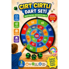 Yupulu Cırt Cırtlı Hedef Tahtası Çocuklar Için Güvenli Dart Oyunu 3 Top Cırtlı Eğlenceli Hedef Oyunu Dart Seti