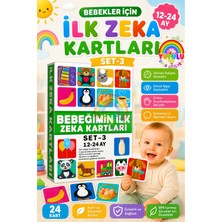 Yupulu Bebeğimin Ilk Zeka Kartları Set-3 / 12-24 Ay Eğitici Hediye Paketi