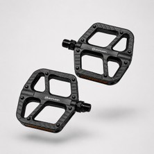 Heugers HF-856 Tek Parça Plastik Platform Pedal - Siyah