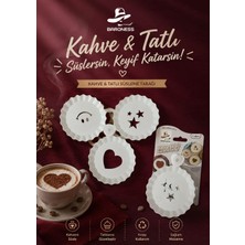 Baroness Evim 365 Kahve&tatlı Süsleme Tabağı 3lü