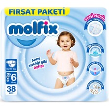 Mbb E-Ticaret Bebek Bezi Fırsat Paketi 6 Beden 15+ kg 38 Adet