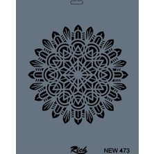 Mbb E-Ticaret Rich New Seri N-473 Stencil 35X25 cm