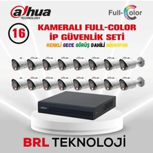 Dahua 16 Kameralı Full Color Ip Güvenlik Kamera Seti