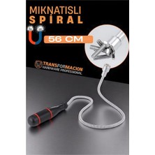 Mbb E-Ticaret Esnek Manyetik Toplama Aracı - Mıknatıslı Spiralli Çubuk Metal Vida Civata Somun Arama Çubuğu 721781