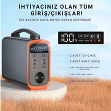Forestia Cepini 75000 Mah Taşınabilir Güç Kaynağı Powerbank - Kamp Için Yüksek Güçlü Enerji Kaynağı - Güç Istasyonu