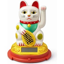 Mbb E-Ticaret Güneş Enerjili Sallanan Şans Kedisi - Maneki Neko ALK4520