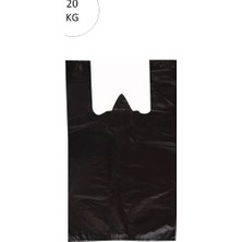 Mbb E-Ticaret Siyah Atlet Poşet Jumbo Boy 50X90 cm Takriben 240 Adet 20 kg