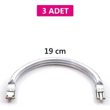 Mbb E-Ticaret Gizli Metal Oval Çanta Bursu – 3 Adet - 19 cm - Metal Çanta Aparatı Çanta Aksesuarı