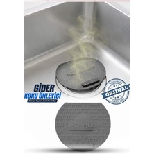 Omilife Gri Evye Kapağı Lavabo Kötü Koku Önleyici Silikon Mat Sızdırmaz Lavabo Tıpası