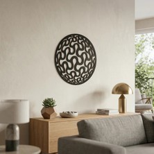 Mbb E-Ticaret Geometrik Desenli Daire Duvar Tablosu Mdf Lazer Kesim Modern Minimal Duvar Süsü