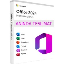 Microsoft Office 2024 Pro Plus Lisans Key | Süresiz Ömür Boyu Kullanım 1 PC İçin