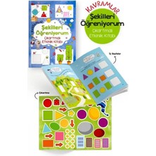 StepCo Kavramlar – Şekilleri Öğreniyorum – Çıkartmalı Etkinlik Kitabı - 3 Yaş +