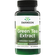 Swanson Green Tea Extract 500 Mg 60 Kapsül