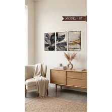 Sihirli Tahta Statik Tutunma Özellikli Tablo - Poster Çiçek (Model- 87)