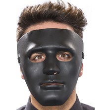 StepCo Siyah Renk Hip Hop Anonim Jabbawockeez Dans Maskesi 18X19 cm