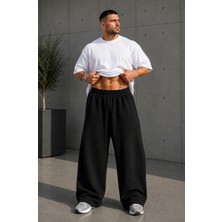 BSBSPOR Büyük Beden Unisex Rahat Lastikli Paça Uzun Boy Baggy Eşofman Altı