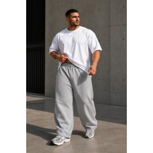 BSBSPOR Büyük Beden Unisex Rahat Lastikli Paça Uzun Boy Baggy Eşofman Altı