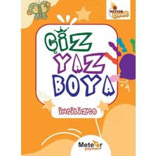 StepCo Çiz Yaz Boya Ingilizce Boyama Kitabı