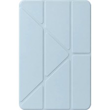 Ototechparca    iPad 2025 10.9 10.nesil (A16) Mera Kalemlikli Tablet Kılıfı - Açık Mavi