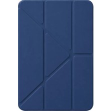 Ototechparca    iPad 2025 10.9 10.nesil (A16) Mera Kalemlikli Tablet Kılıfı - Lacivert