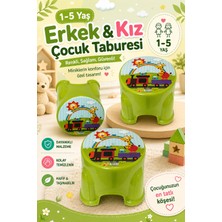 Evim 365 Desenli Plastik Çocuk Taburesi