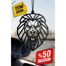 Toptan3D Aslan Ayna Süsü, Araba Süsü, Taçlı Aslan Dikiz Aynası Süsü - Eşe, Dosta, Sevgiliye Araba Hediyesi