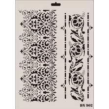 StepCo Rich Dantel Seri DN-902 Stencil 35X25 cm