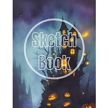 Vintessy Sketch Book Halloween Scary Night V.3: Premium Halloween Scary Night Design Cover Page Sketchbook Bl