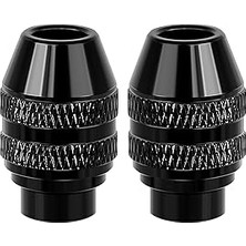 Vintessy 2 Adet 4486 Çok Chuck Dremel Için 0.4-3.2mm Çok Hızlı Değişim Anahtarsız Chuck Yedek Aksesua