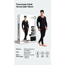 Ser-Yün Thermostar Erkek Termal Içlik Tayt/bady L Siyah