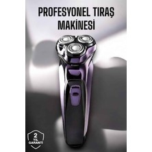 Profesyonel Şarjlı Saç ve Sakal Tıraş Makinesi Hassas Kesim