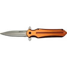 Mtech 4222 Turuncu Kamp Çakı 21CM- Yarı Otomatik, Kemerlikli