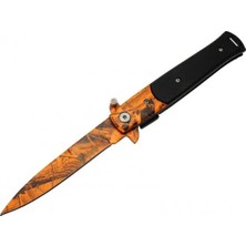 Columbia FST-5001 Turuncu Çakı 22 cm Manuel, Kemerlikli