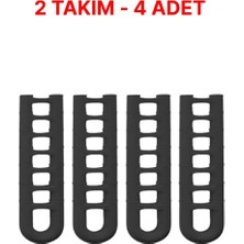 Home Shopping Demir Saplı Çaydanlıklar İçin Siyah Silikon (4 Adet)