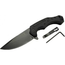 Zero Error 7-12 Black Çakı 22 cm Manuel, Kemerlikli