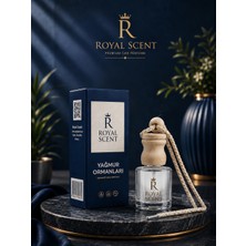 Royal Scent Yağmur Ormanları Dekoratif Araç Parfümü Ahşap Kapaklı Kalıcı Oto Kokusu
