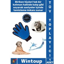 Wintoup #eldiven Masaj Etkili Silikonlu Evcil Hayvan Tüy Temizleyici Sağ El Kedi Köpek Tüy Toplama Eldiveni