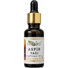 Safvital Aspir Yağı 20 ml %100 Saf Soğuk Pres Aspir Tohumu Yağı Saç Bakımı Cilt Bakımı Kaş Bakımı Kirpik Bakımı Için Premium Bakım Yağı