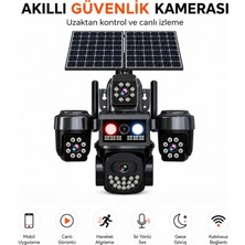 Ayers Solar Panelli Akıllı Güvenlik Kamerası, Mobil Uygulama ile Uzaktan Yönetim ve Canlı Görüntü Izleme Destekli Kablosuz Kamera, Hareket Algılama Bildirim Sistemli, Iki Yönlü Sesli Iletişimli
