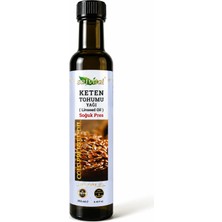 Safvital Keten Tohumu Yağı 250 ml Soğuk Pres %100 Saf Çok Amaçlı Doğal Saç Cilt ve Premium Vücut Bakım Yağı