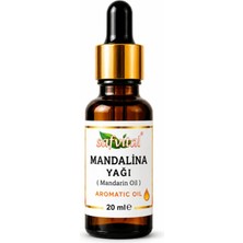 Safvital Mandalina Yağı 20 ml Aromatik Bakım Yağı Cilt Saç Vücut ve Masaj Bakımı Için Premium Mandarin Oil