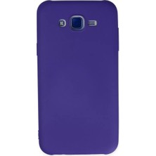 Homestead Newface Samsung Galaxy J7 Kılıf Nano Içi Kadife Silikon - Mor