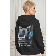 Sevbano Billie Eilish Şarkıcı Sırt Baskılı Unisex Oversize Premium Hoodie