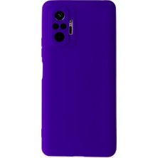 Homestead Newface Xiaomi Redmi Note 10 Pro Kılıf Nano Içi Kadife Silikon - Mor