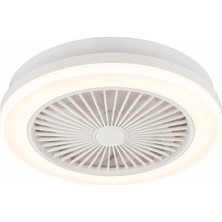 LED Aydınlatma Modern Tavan Vantilatörü Kumandalı 5 Pervaneli 15W